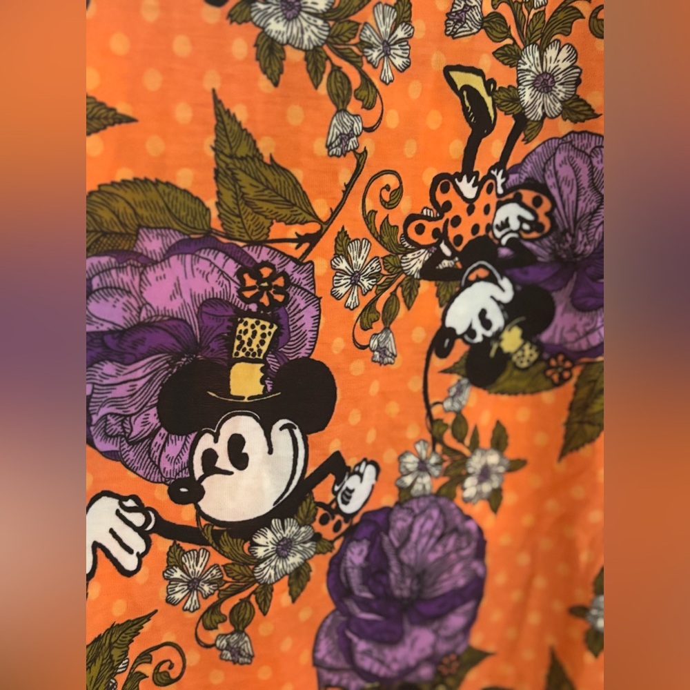 Disney Lularoe Minnie Randy Raglan Top 3XL NWT - Picture 4 of 5